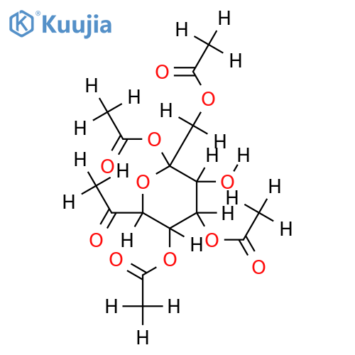 1, 3, 4, 5, 6-Penta-O-Ac-D-Fructose structure