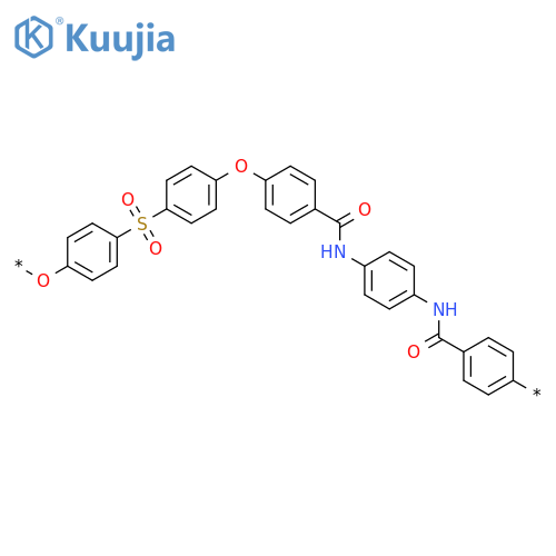 POLY(OXY-1,4-PHENYLENESULFONYL-1,4-PHENYLENEOXY-1,4-PHENYLENECARBONYLIMINO-1,4-PHENYLENEIMINOCARBONYL-1,4-PHENYLENE) structure