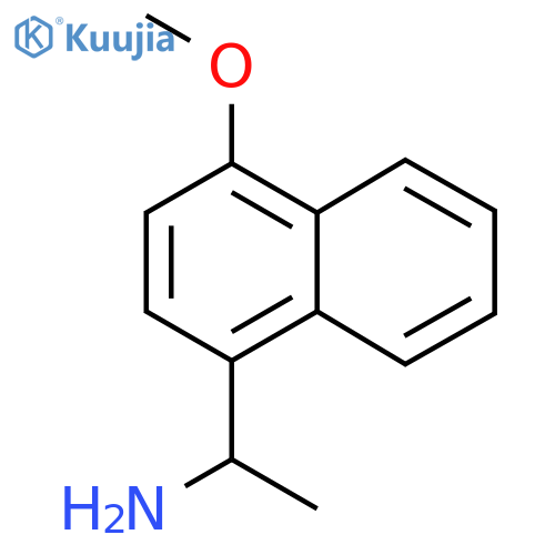 1-(4-methoxynaphthalen-1-yl)ethan-1-amine structure