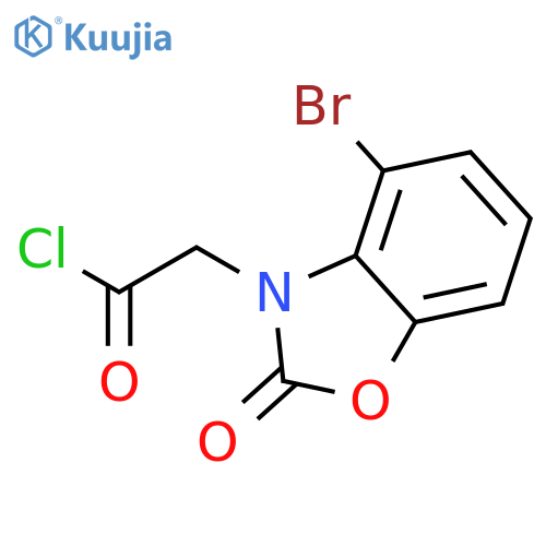 3(2H)-BENZOXAZOLEACETYL CHLORIDE, 4-BROMO-2-OXO- structure