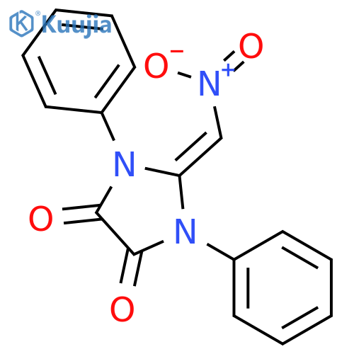 4,5-IMIDAZOLIDINEDIONE, 2-(NITROMETHYLENE)-1,3-DIPHENYL- structure