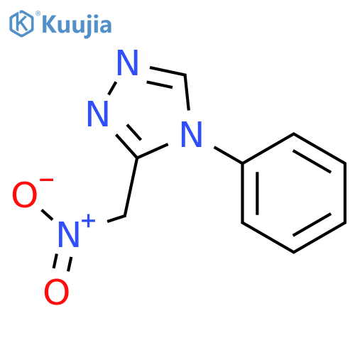 4H-1,2,4-Triazole, 3-(nitromethyl)-4-phenyl- structure