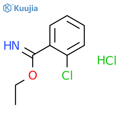 Benzenecarboximidic acid, 2-chloro-, ethyl ester, hydrochloride structure