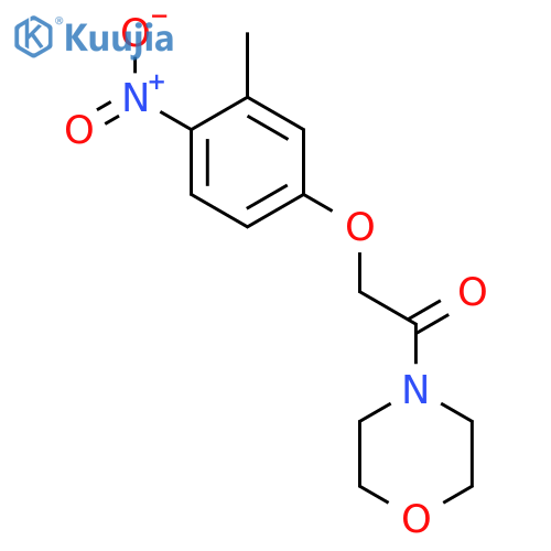 4-(3-Methyl-4-nitrophenoxy)acetylmorpholine structure