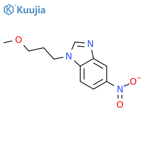 1-(3-Methoxypropyl)-5-nitro-1H-benzimidazole structure