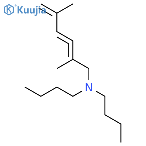 2,3,5-Hexatrien-1-amine, N,N-dibutyl-2,5-dimethyl- structure