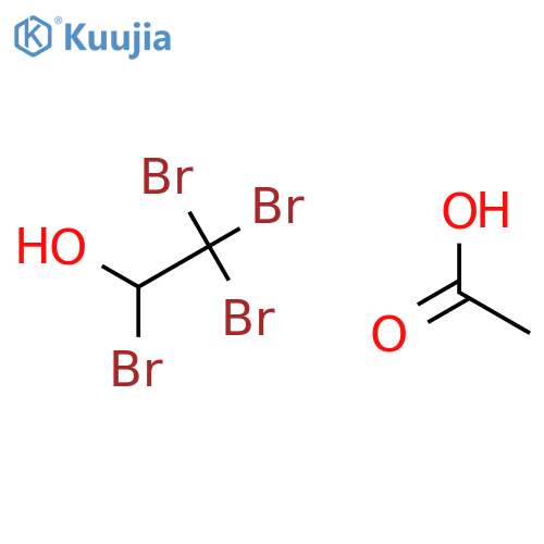 Ethanol, 1,2,2,2-tetrabromo-, acetate structure