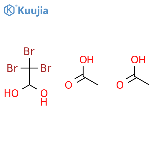 1,1-ETHANEDIOL, 2,2,2-TRIBROMO-, DIACETATE structure