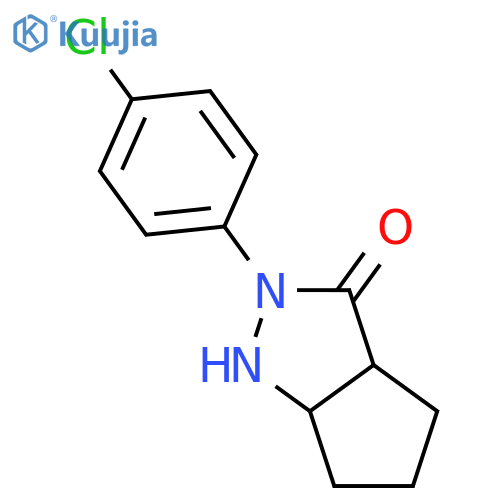 3(2H)-CYCLOPENTAPYRAZOLONE, 2-(4-CHLOROPHENYL)HEXAHYDRO- structure