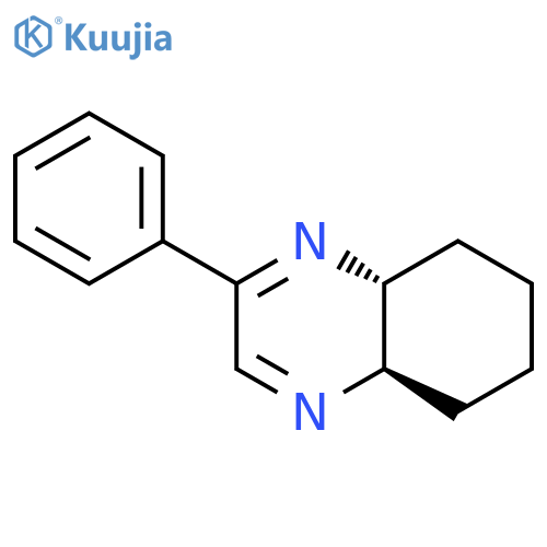 Quinoxaline, 4a,5,6,7,8,8a-hexahydro-2-phenyl-, (4aR,8aR)-rel- structure