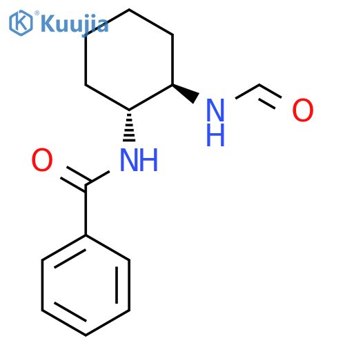 Benzamide, N-[(1R,2R)-2-(formylamino)cyclohexyl]-, rel- (9CI) structure