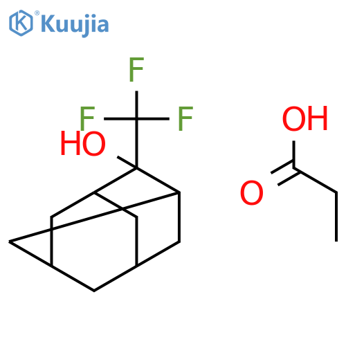 Tricyclo[3.3.1.13,7]decan-2-ol, 2-(trifluoromethyl)-, propanoate structure