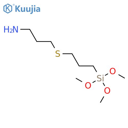 1-Propanamine, 3-[[3-(trimethoxysilyl)propyl]thio]- structure