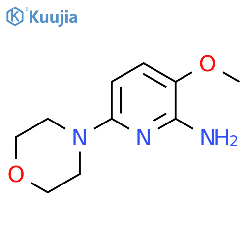 2-Pyridinamine, 3-methoxy-6-(4-morpholinyl)- structure