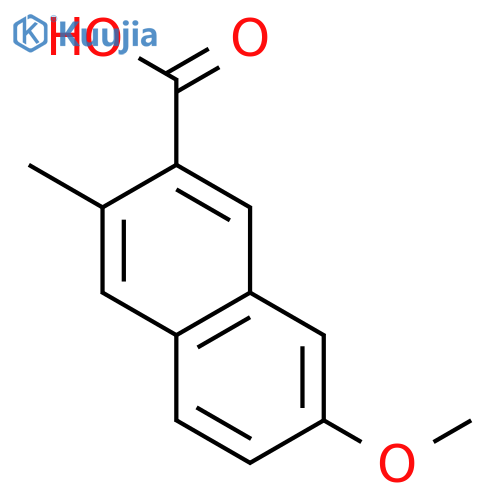 2-NAPHTHALENECARBOXYLIC ACID, 7-METHOXY-3-METHYL- structure