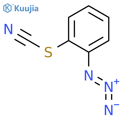 Thiocyanic acid, 2-azidophenyl ester structure