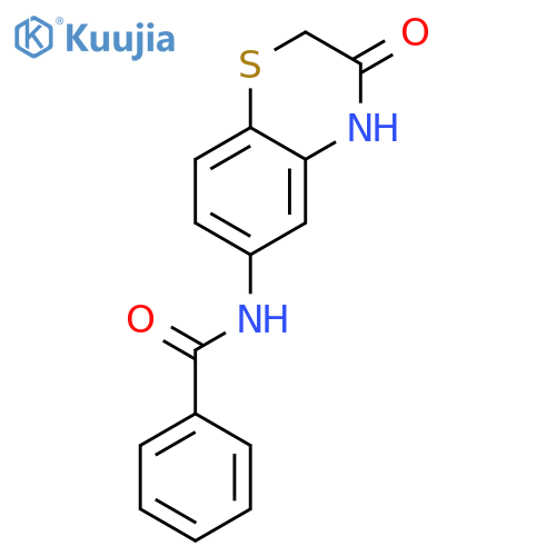 Benzamide, N-(3,4-dihydro-3-oxo-2H-1,4-benzothiazin-6-yl)- structure
