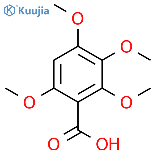 2,3,4,6-tetramethoxybenzoic Acid structure