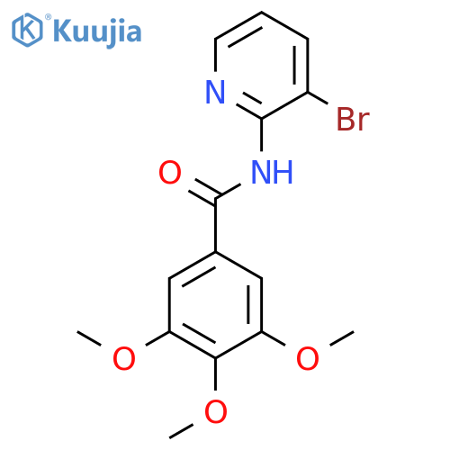 Benzamide, N-(3-bromo-2-pyridinyl)-3,4,5-trimethoxy- structure