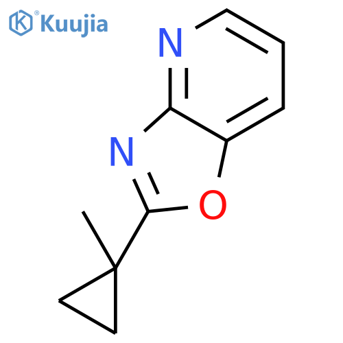 OXAZOLO[4,5-B]PYRIDINE, 2-(1-METHYLCYCLOPROPYL)- structure