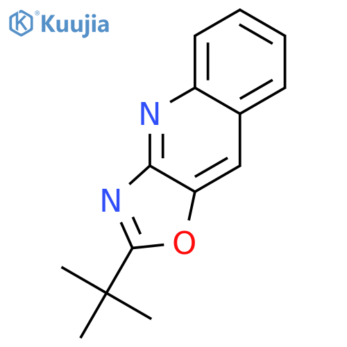 OXAZOLO[4,5-B]QUINOLINE, 2-(1,1-DIMETHYLETHYL)- structure