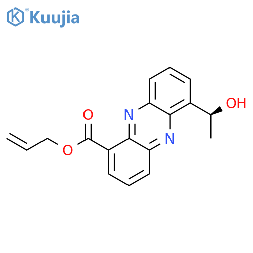 1-PHENAZINECARBOXYLIC ACID, 6-[(1S)-1-HYDROXYETHYL]-, 2-PROPENYL ESTER structure