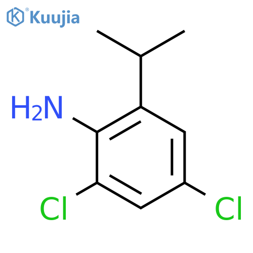 2,4-Dichloro-6-(propan-2-yl)aniline structure