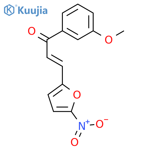 (2Z)-1-(3-methoxyphenyl)-3-(5-nitrofuran-2-yl)prop-2-en-1-one structure