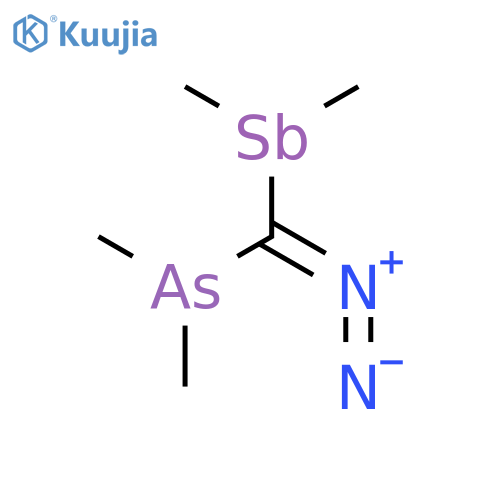 ARSINE, [DIAZO(DIMETHYLSTIBINO)METHYL]DIMETHYL- structure