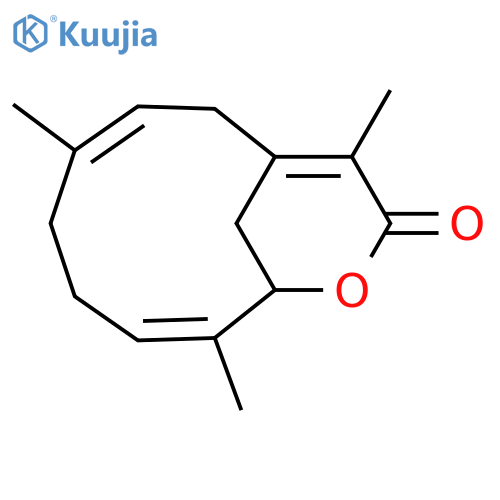 (9R)-4,8,12-trimethyl-10-oxabicyclo[7.3.1]trideca-1(12),3,7-trien-11-one structure