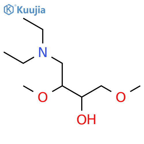 4-(diethylamino)-1,3-dimethoxybutan-2-ol structure