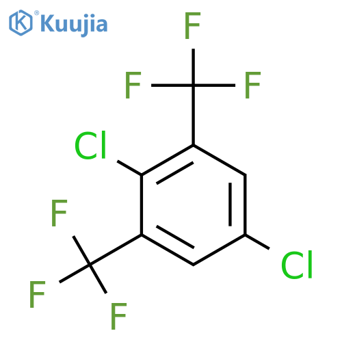 Benzene, 2,5-dichloro-1,3-bis(trifluoromethyl)- structure