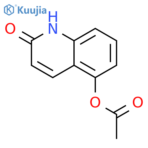 5-(Acetyloxy)-2(1H)-quinolinone structure