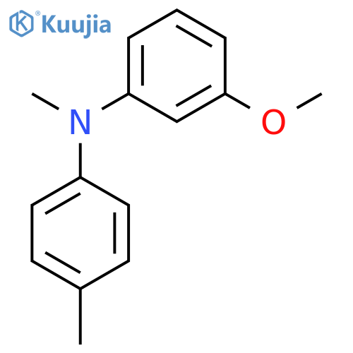 Benzenamine, 3-methoxy-N-methyl-N-(4-methylphenyl)- structure