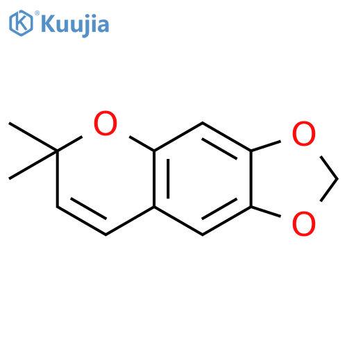 6H-1,3-Dioxolo[4,5-g][1]benzopyran, 6,6-dimethyl- structure