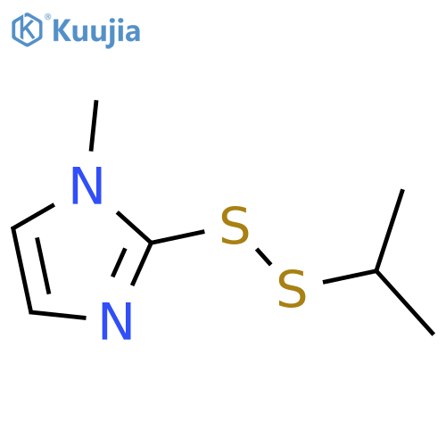 1H-Imidazole,1-methyl-2-[(1-methylethyl)dithio]- structure