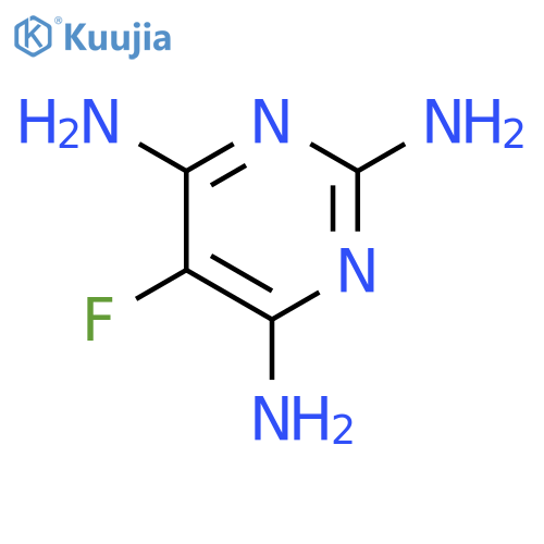 2,4,6-PYRIMIDINETRIAMINE, 5-FLUORO- structure