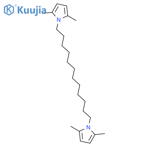 1H-Pyrrole,1,1'-(1,12-dodecanediyl)bis[2,5-dimethyl- structure