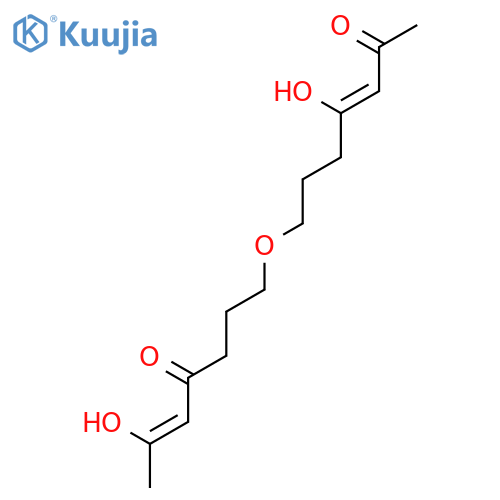 3-HEPTEN-2-ONE, 4-HYDROXY-7-[(6-HYDROXY-4-OXO-5-HEPTENYL)OXY]- structure