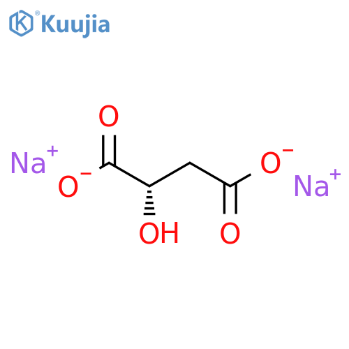 Butanedioic acid, hydroxy-, sodium salt, (2S)- structure