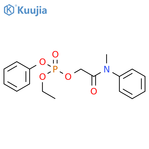 PHOSPHORIC ACID, ETHYL 2-(METHYLPHENYLAMINO)-2-OXOETHYL PHENYL ESTER structure