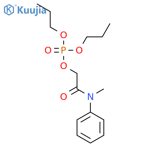 PHOSPHORIC ACID, 2-(METHYLPHENYLAMINO)-2-OXOETHYL DIPROPYL ESTER structure