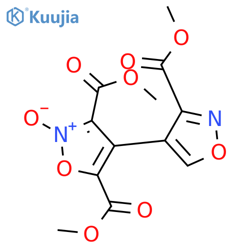 [4,4'-Biisoxazole]-3,3',5-tricarboxylic acid, trimethyl ester, 2-oxide structure