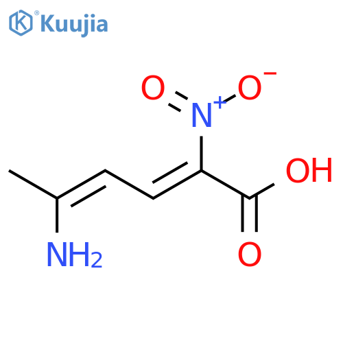2,4-HEXADIENOIC ACID, 5-AMINO-2-NITRO- structure