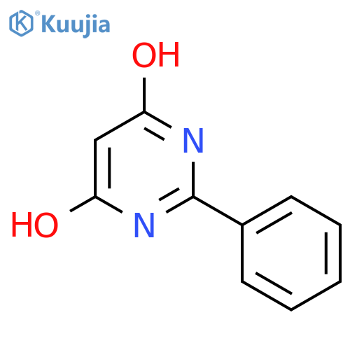4,6-dihydroxy-2-phenylpyrimidine structure
