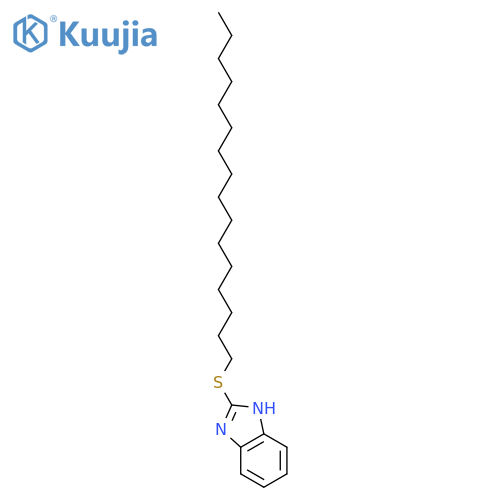 2-hexadecylsulfanyl-1h-benzimidazole;hydrobromide structure