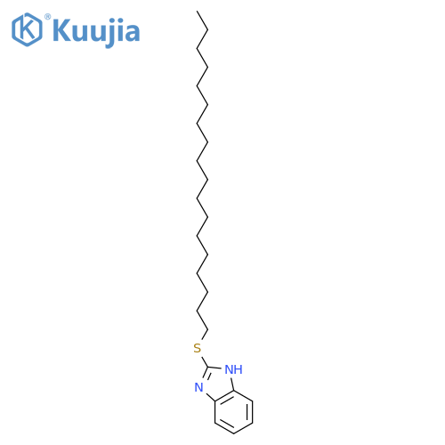 2-(octadecylsulfanyl)-1H-benzimidazole structure