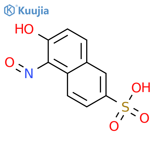 6-hydroxy-5-nitrosonaphthalene-2-sulfonic Acid structure