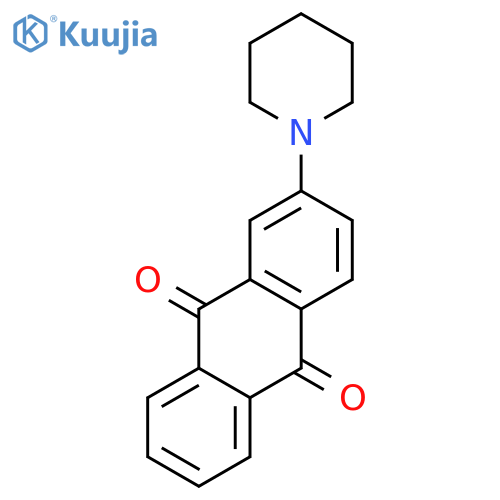 2-piperidin-1-ylanthracene-9,10-dione structure