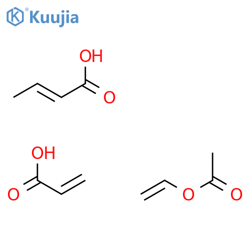 2-Butenoicacid,polymerwithethenylacetateand2-propenoicacid structure